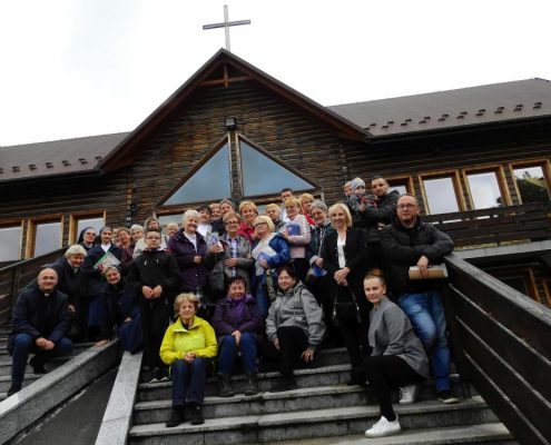 Wolontariusze krakowskiej Caritas na rekolekcjach