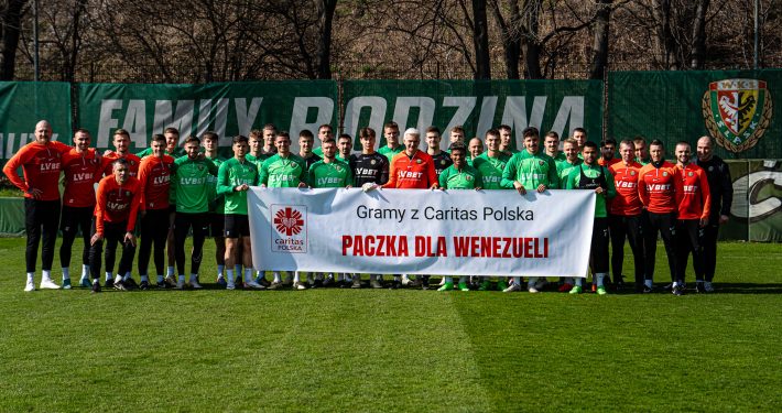 Śląsk Wrocław wspiera Caritas Polska Paczka dla Wenezueli