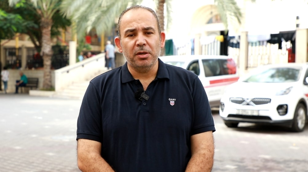 George Antone, pracownik Caritas Jerozolima w Gazie