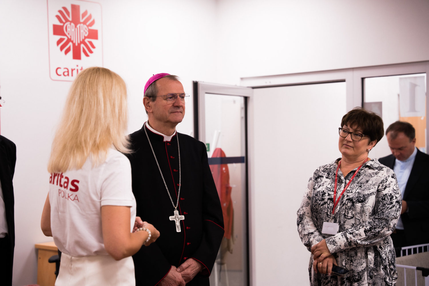 Spotkanie Przewodniczącego Episkopatu abp Tadeusza Wojdy SAC z Zarządem Caritas Polska