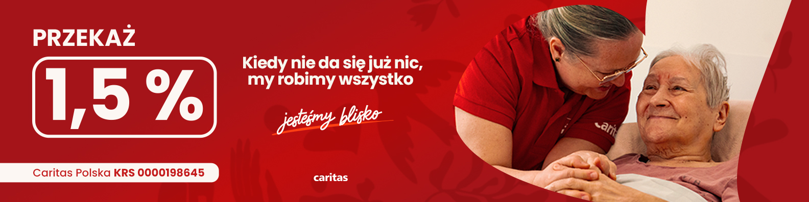 Przekaż 1.5% podatku podopiecznym Caritas Polska